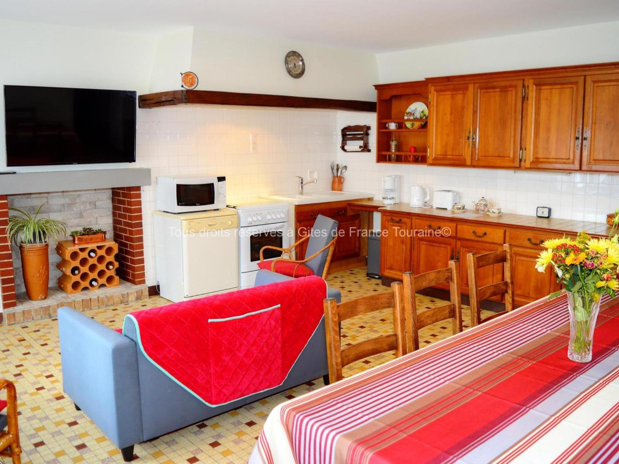 Gite Charmant Pres De Tours Et Amboise Avec Wi-Fi, Cour Privative, Garage A Velos, Accepte Animaux - Fr-1-381-503 Vernou-sur-Brenne エクステリア 写真